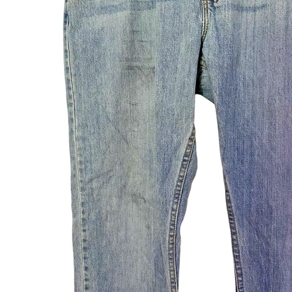 Wrangler Relaxed Fit Mens Jeans 38x32 Work Wear High Rise Boot Cut - Picture 4 of 6